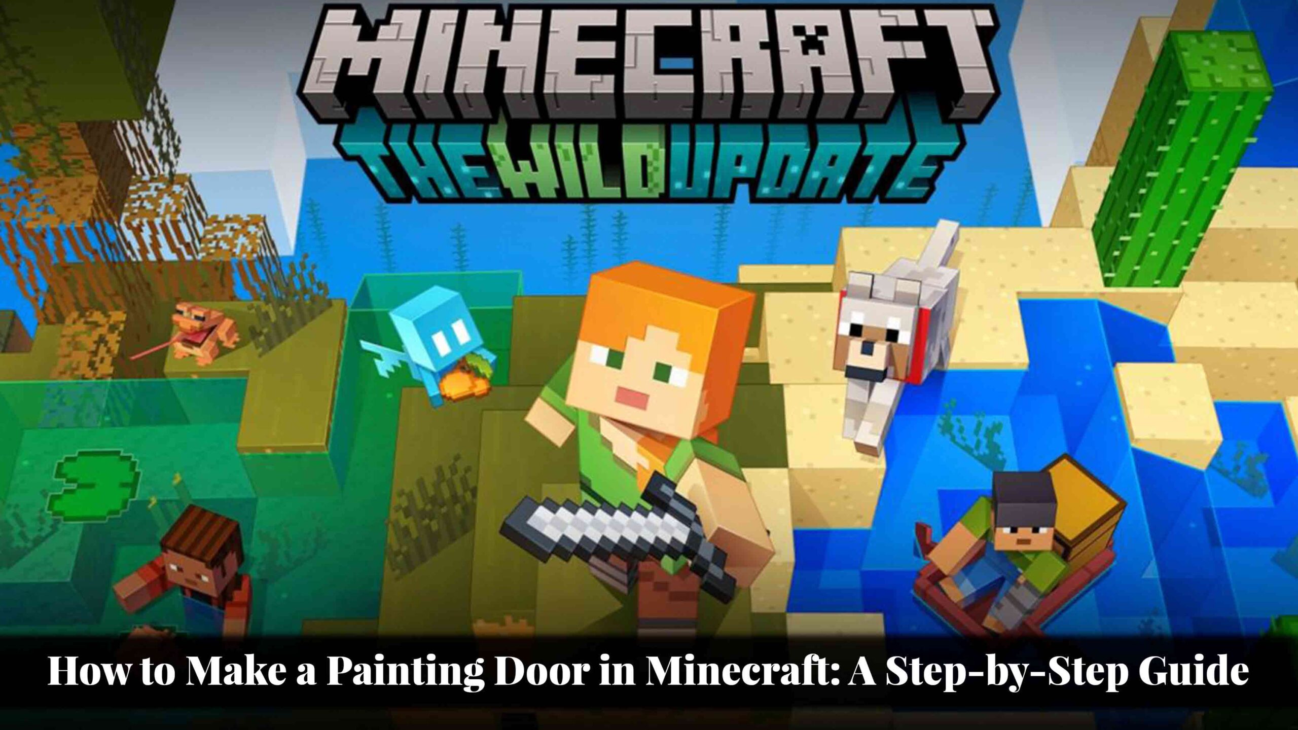 How to Make a Painting Door in Minecraft