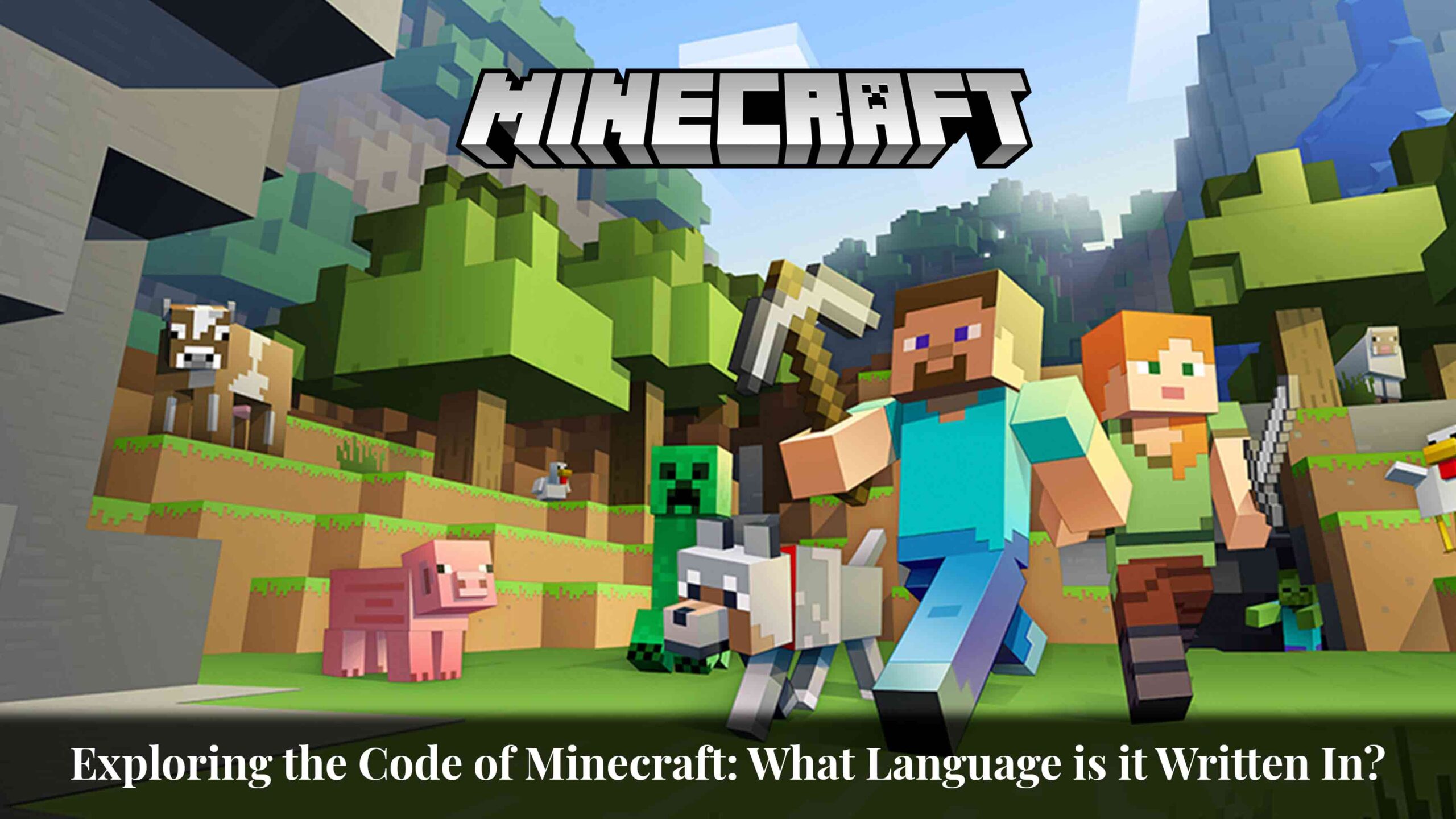 what is minecraft coded in