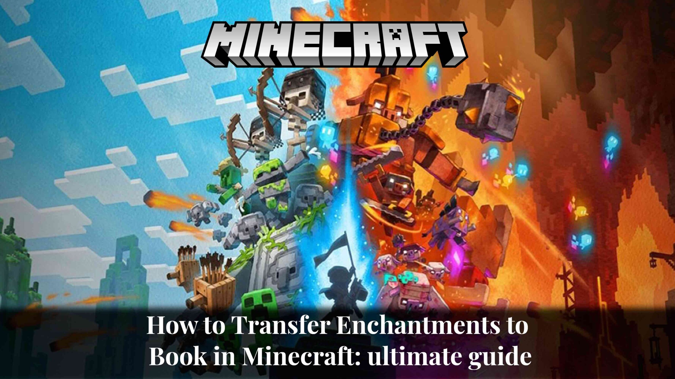 minecraft transfer enchantment to book