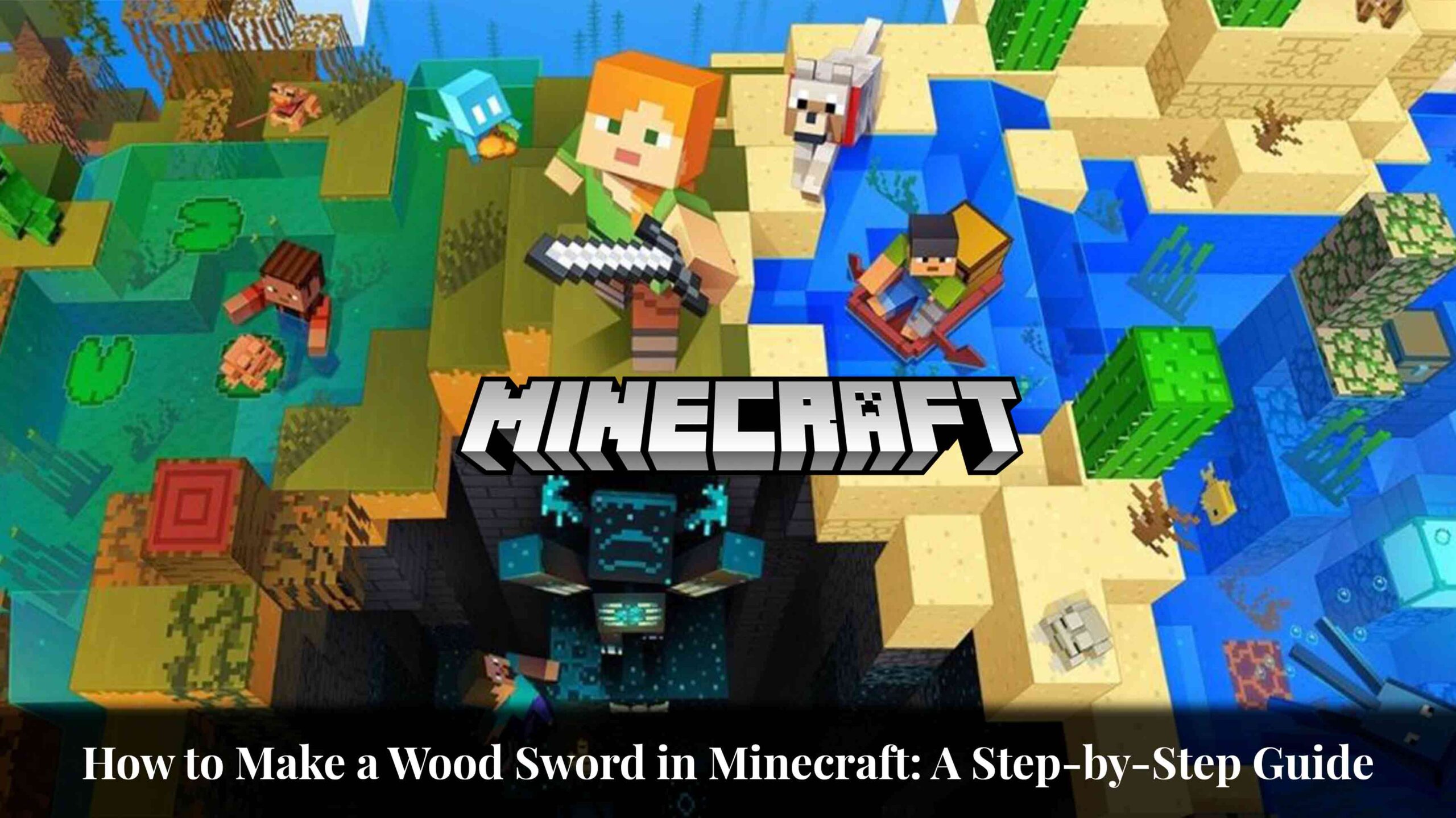 how to make wood sword minecraft