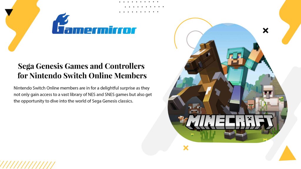 Sega Genesis Games and Controllers for Nintendo Switch Online Members