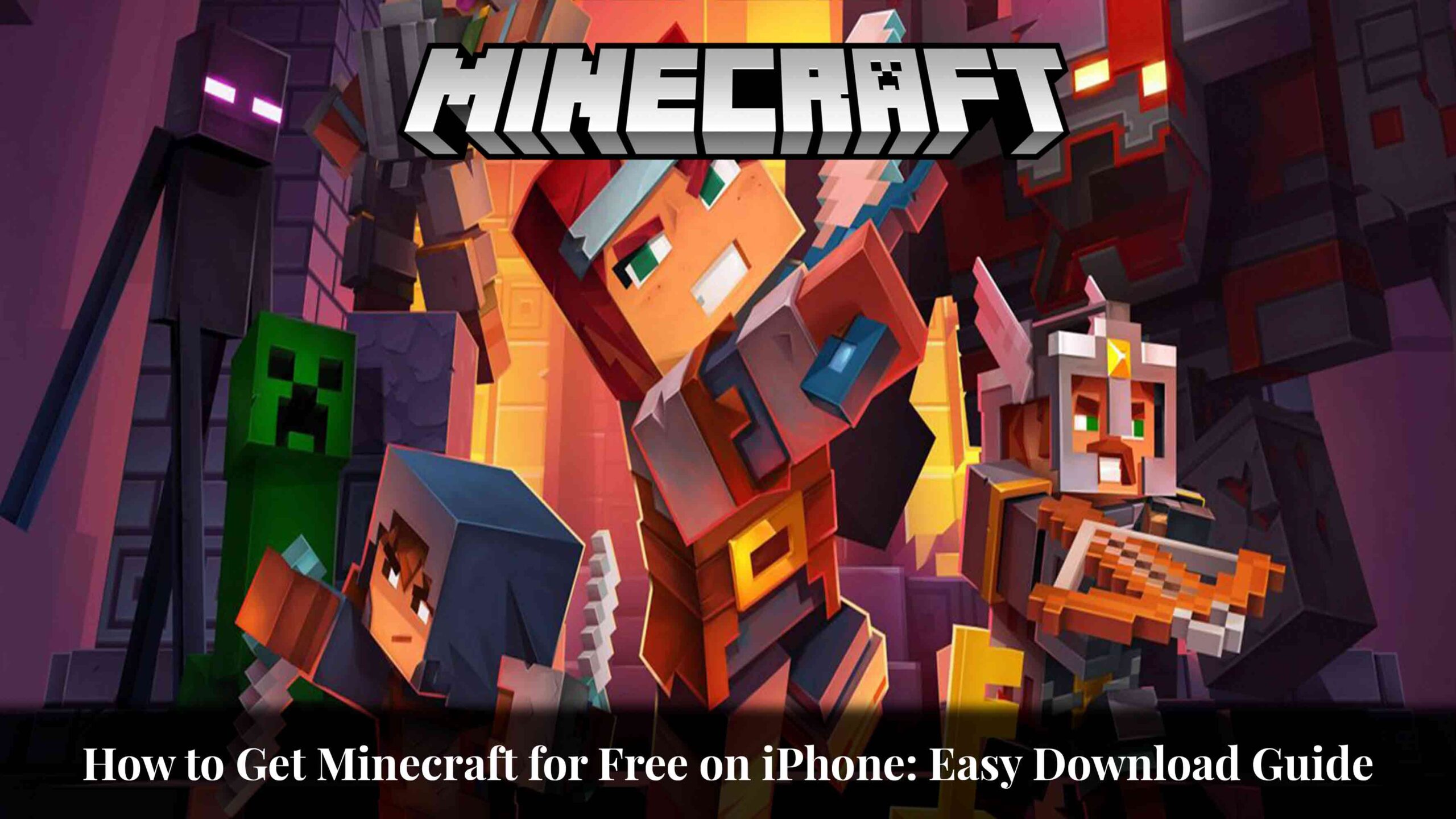 how to get minecraft for free on iphone